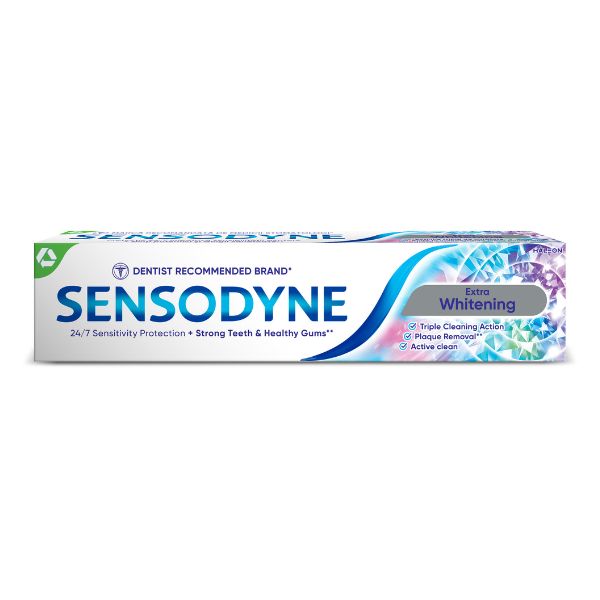 Poza produs Pasta de dinti Sensodyne Extra Whitening, Haleon | 100 ml