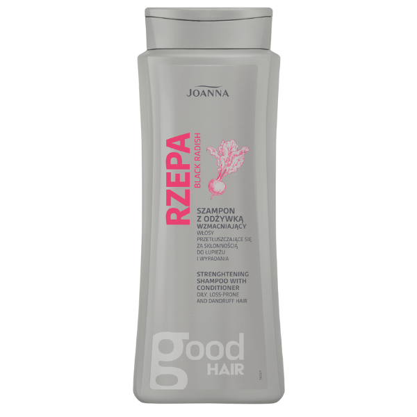 Poza produs Sampon cu balsam antimatreata pentru par gras cu tendinta de cadere Black Radish, Joanna | 400 ml
