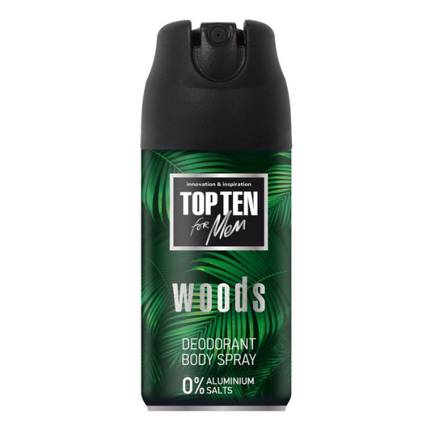 Poza produs Deodorant barbati TOP TEN WOODS, Rubella | 150 ml