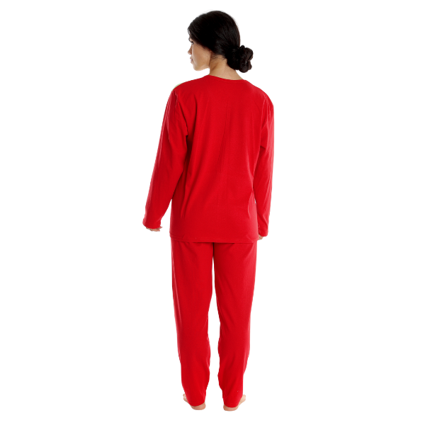 Poza produs Pijama dama AI2358 rosu/vernil/gri, Andana | marimea M