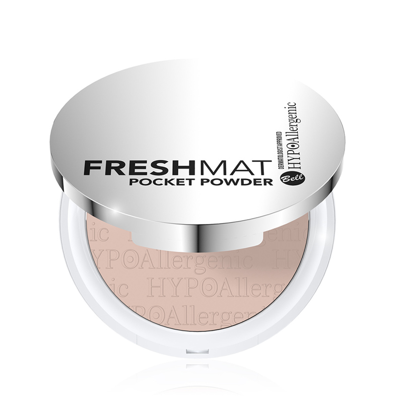 Poza produs Pudra compacta hipoalergenica Fresh Mat Pocket 01, Bell | 11 g