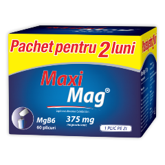 MaxiMag 375 mg, Zdrovit | 60 plicuri
