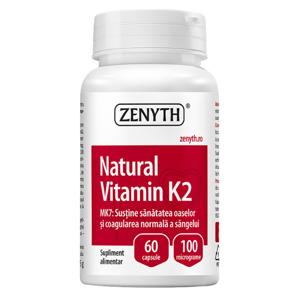 Poza produs Natural Vitamina K2, Zenyth | 60 capsule