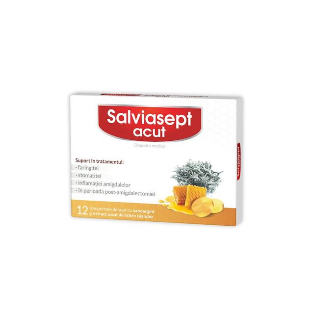Poza produs Salviasept Acut | 12 comprimate