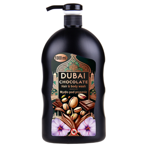 Poza produs Sampon si gel de dus Ciocolata Dubai Naturaphy, Blux | 1 l