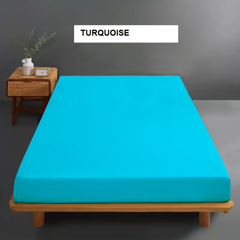 Husa de pat cu 2 fete de perna TRICOT turquoise160x200 cm, Ralex | 1 buc