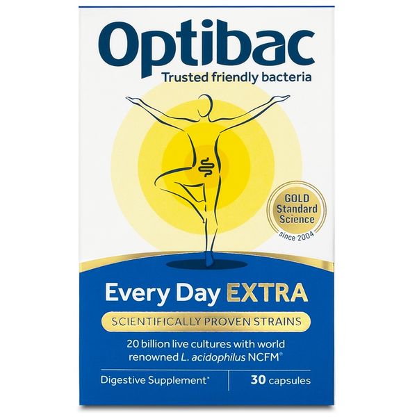 Probiotic zilnic Extra Forte, OptiBac | 30 capsule — poza produs 1/5
