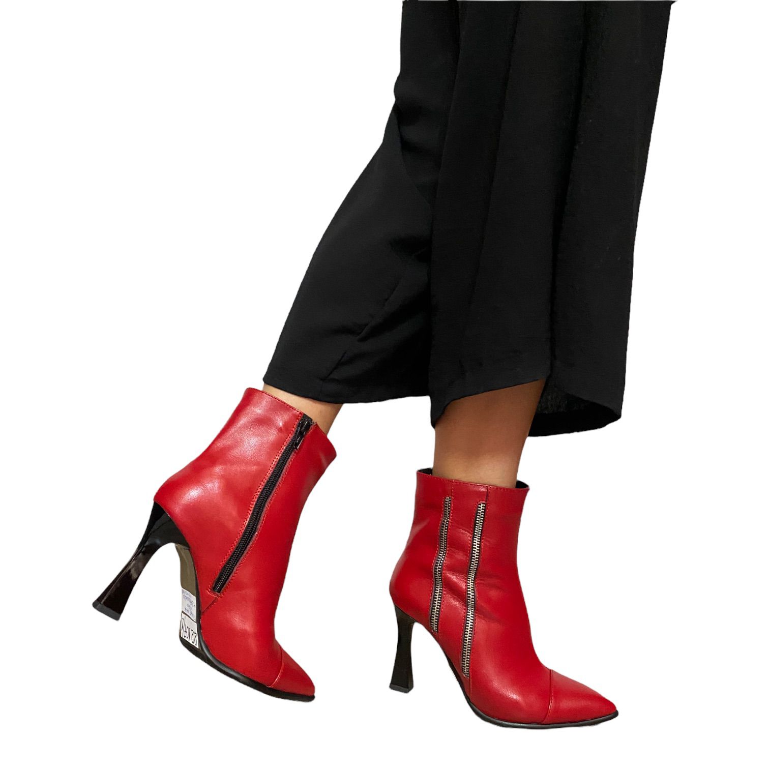 Botine LARISSA 22107.1 roșu, Raxela | marimea 39