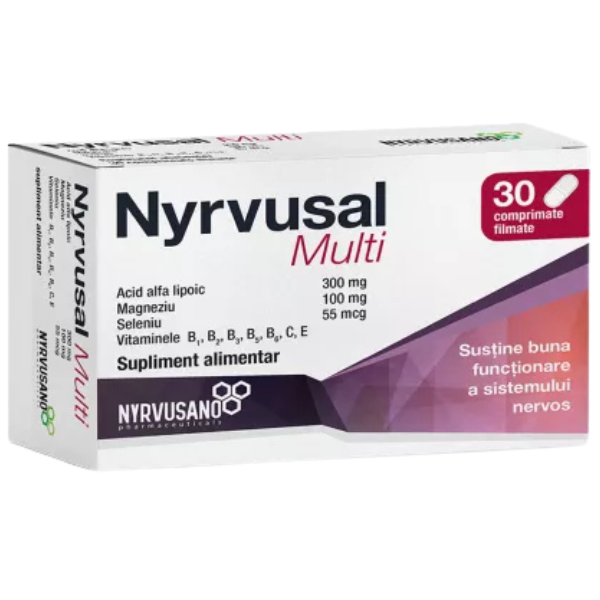 Poza produs Nyrvusal Multi, Nyrvusano Pharmaceuticals | 30 comprimate