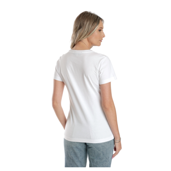 Poza produs Tricou broderie dama DV24TB01 alb floral, Dress to Impress | marimea XL