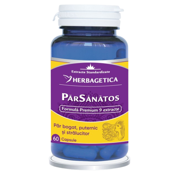 Poza produs Par Sanatos, Herbagetica | 60 capsule