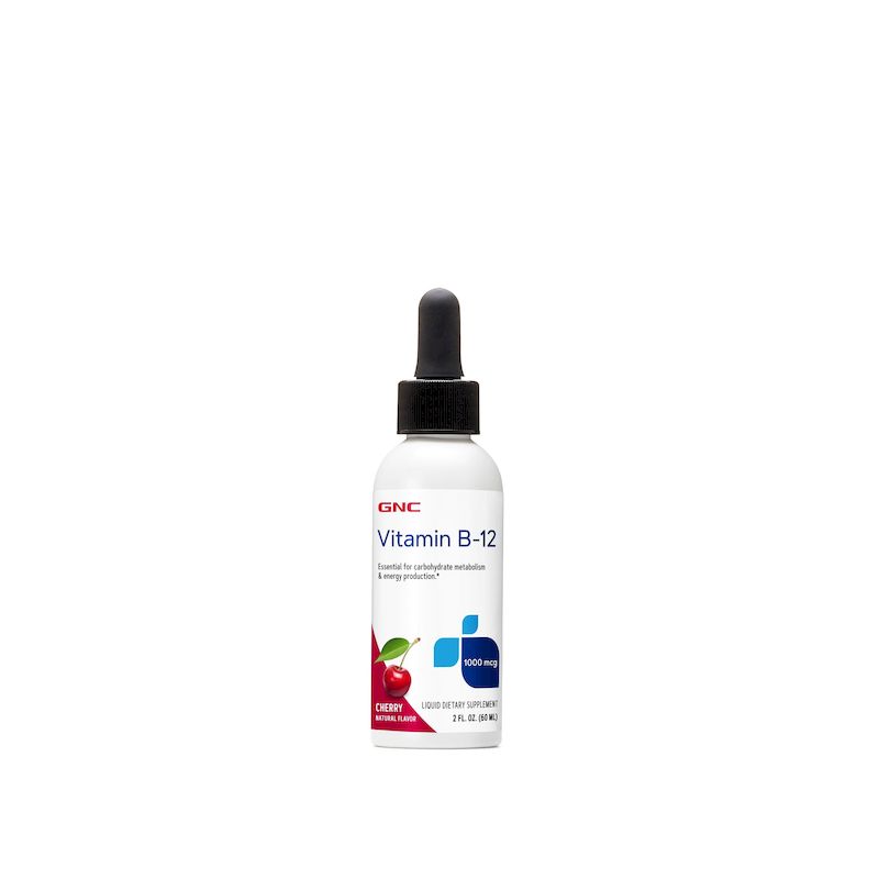 Poza produs GNC Vitamina B12 Lichida cu aroma naturala de cirese | 60 ml