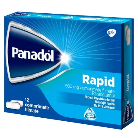 Poza produs Panadol Rapid 500 mg, Haleon | 12 comprimate