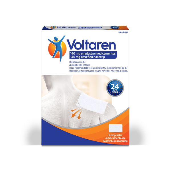Poza produs Voltaren emplastru 140 mg, Haleon | 5 bucati