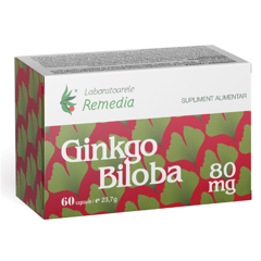Ginkgo Biloba 80 mg, Remedia | 60 capsule