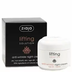 Crema antirid de noapte Lifting Solution, Ziaja | 50 ml