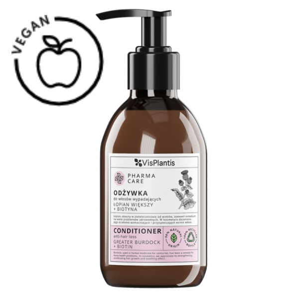 Poza produs Balsam Pharma Care impotriva caderii parului cu Brusture si Biotina, Green Pharmacy | 300 ml