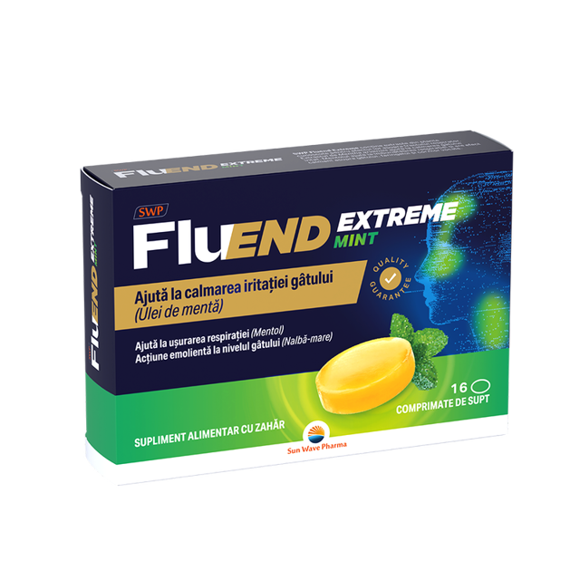 Poza produs FluEnd Extreme, Sun Wave Pharma | 16 comprimate