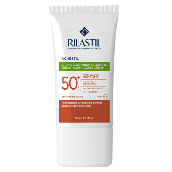 Poza produs RILASTIL SUN SYSTEM ACNESTIL CREMA SEBOREGULATOARE SPF50+ 40ML