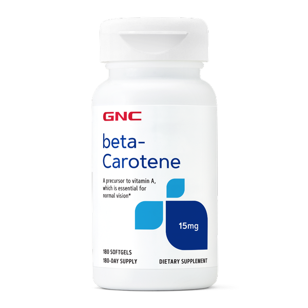 GNC BETA CAROTEN 15MG 180CPS 100138 — poza produs 1/2