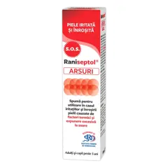 Raniseptol arsuri S.O.S – Spuma cu 20% Pantenol, Zdrovit | 150 ml