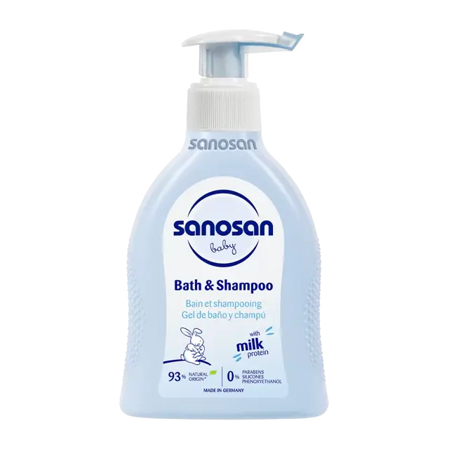 Poza produs Sampon imbaiere pentru bebelusi, Sanosan Baby | 200 ml