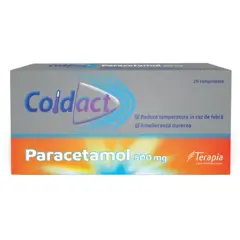Coldact 500 mg, Terapia SA | 20 comprimate