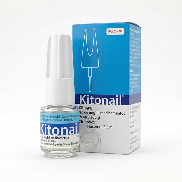 Poza produs Kitonail 80 mg/g lac de unghii medicamentos, Angelini | 3,3 ml