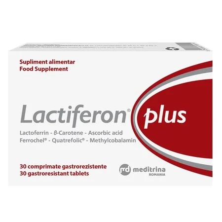 Poza produs Lactiferon Plus, Meditrina Pharmaceuticals | 30 comprimate