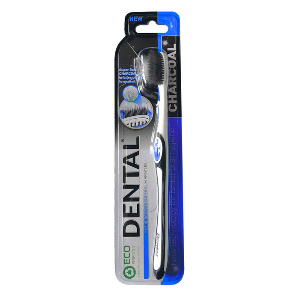 Poza produs Periuta de dinti Dental cu cărbune activ - Albastru, Rubella 