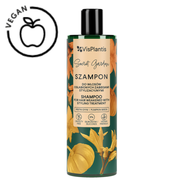 Poza produs Sampon Vis Plantis pentru par deteriorat de tratamente termice, Green Pharmacy | 400 ml