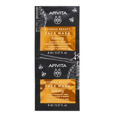 Masca de fata hranitoare cu miere, Apivita | 2 x 8 ml