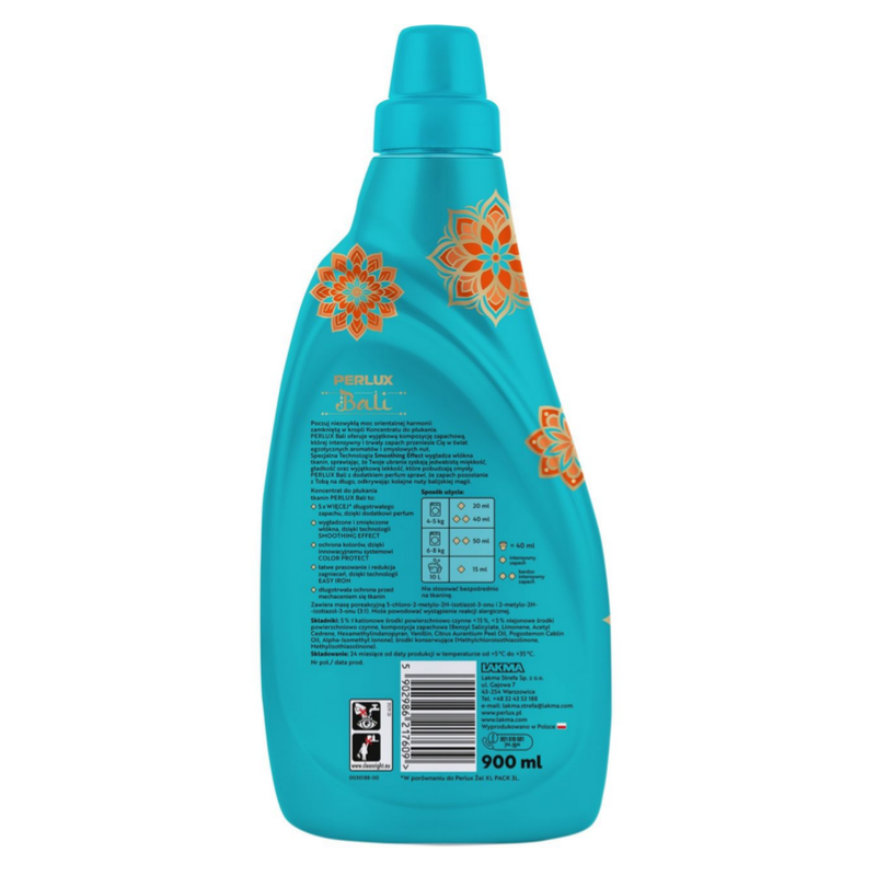 Balsam concentrat de rufe PERLUX Bali, Lakma | 900 ml — poza produs 2/3