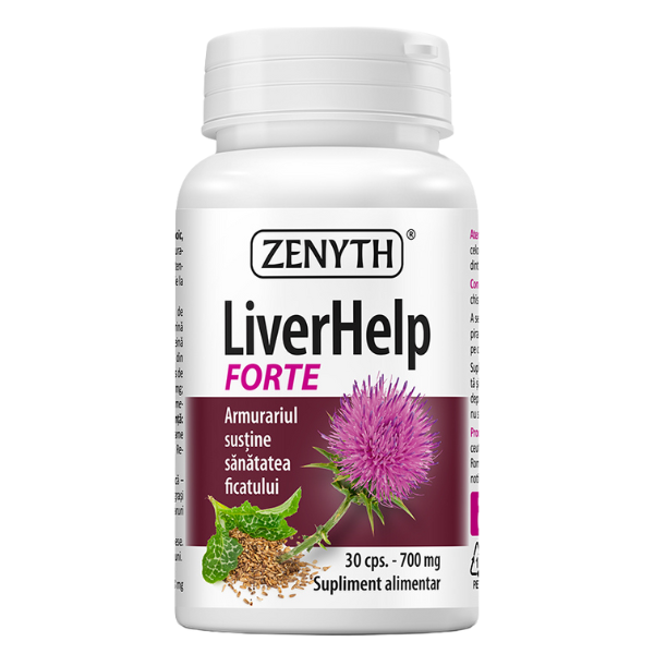 Poza produs LiverHelp Forte 700 mg, Zenyth | 30 capsule