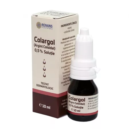 Poza produs Colargol 0,5% solutie (Argint Coloidal), Renans | 10 ml