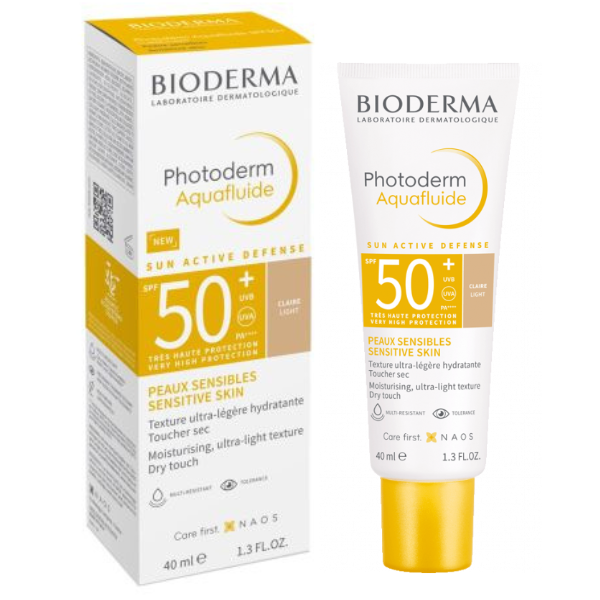 Poza produs Crema coloranta Aquafluide Photoderm SPF50+ Claire Light, Bioderma | 40 ml