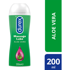 Lubrifiant Durex Play 2 in 1 pentru masaj Aloe Vera, Reckitt Benckiser | 200 ml