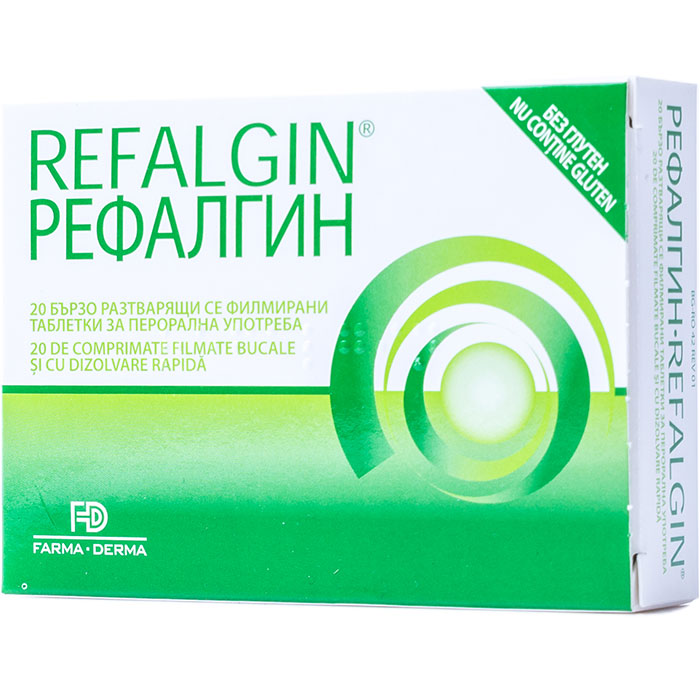 Poza produs Refalgin, Farma-Derma Italia | 20 comprimate
