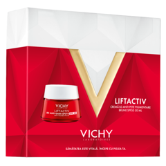 Xmas Pachet crema de zi antirid SPF50 Liftactiv B3, Vichy | 50 ml