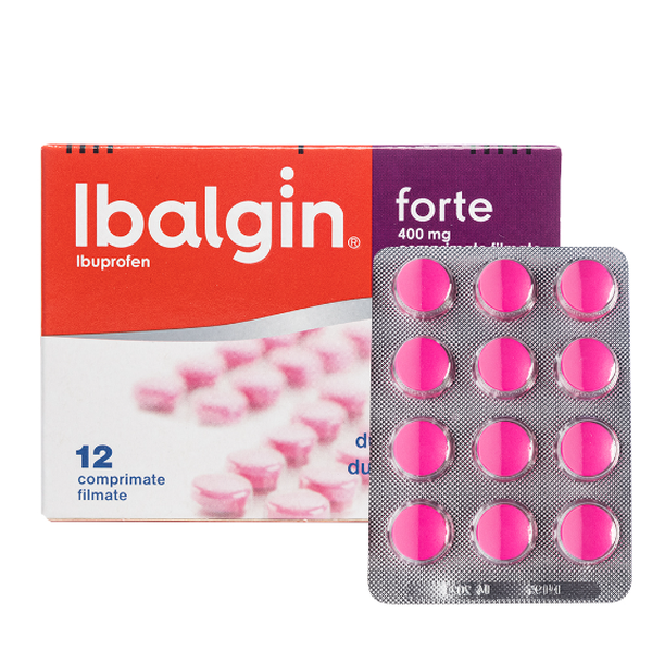 Poza produs Ibalgin Forte 400 mg, Opella Healthcare | 12 comprimate filmate