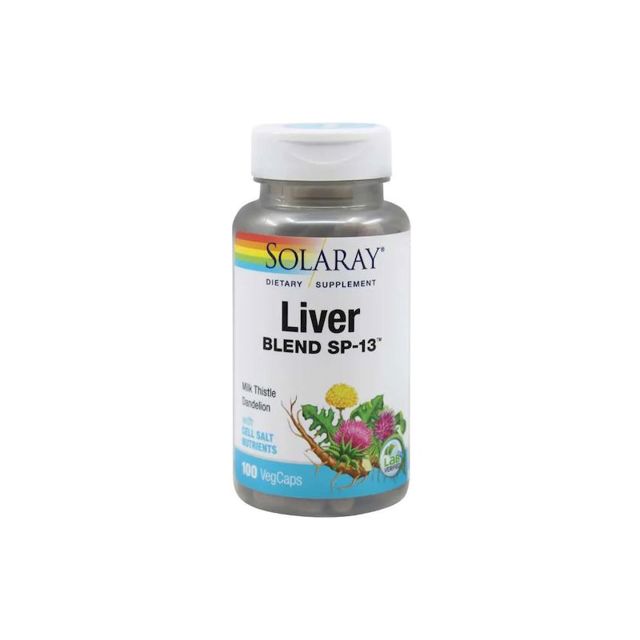 Poza produs Solaray Liver Blend | 100 capsule