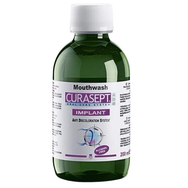 Poza produs Apa de gura cu clorhexidina 0.20% Implant Curasept, Curaprox | 200 ml