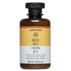 Gel de dus cu miere si aloe Bee My Honey, Apivita | 250 ml