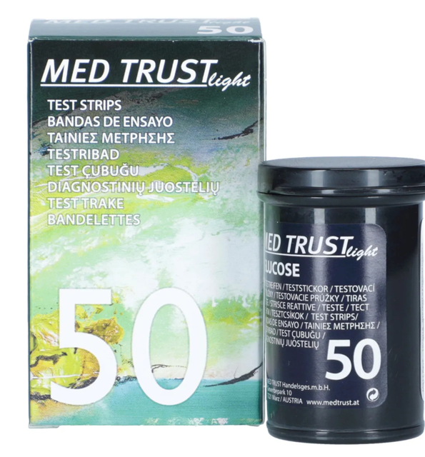 Poza produs Teste de glicemie Wellion Calla Light, Med Trust | 50 buc