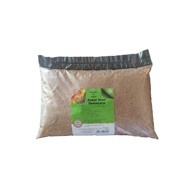 Poza produs ZAHAR BRUN DEMERARA 1000G SOLARIS