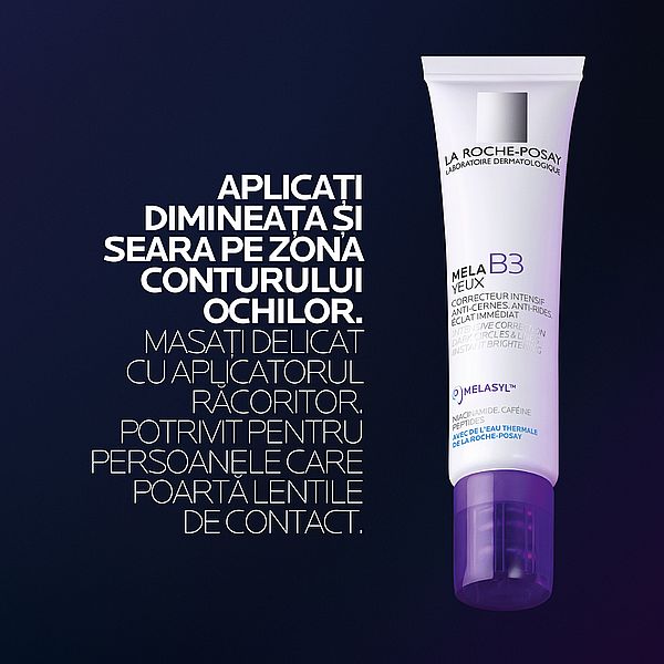 Crema corectare intensiva a cearcanelor si a liniilor fine Mela B3, La Roche-Posay | 15 ml — poza produs 10/11