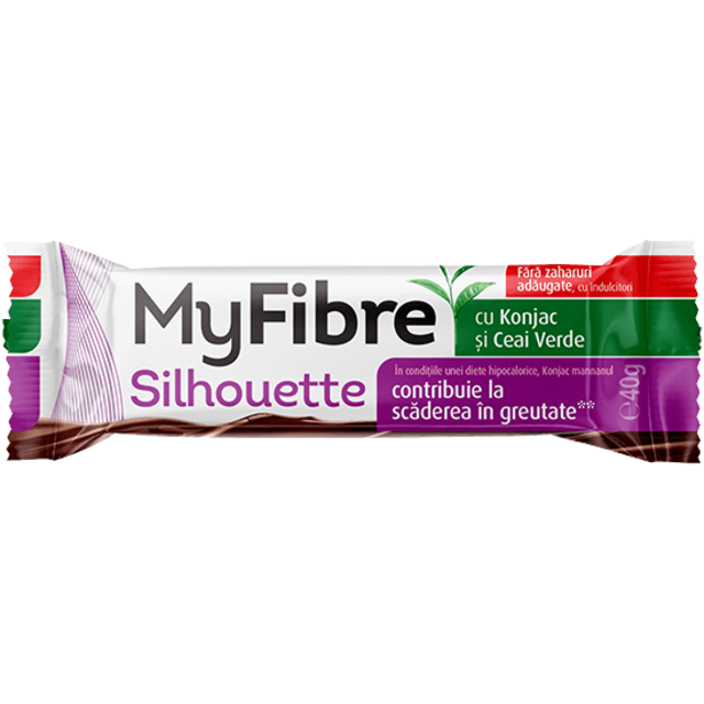 Poza produs Baton pentru scadere in greutate MyFibre Silhouette, Sly Nutritia | 40 g