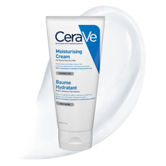 CeraVe Crema hidratanta pentru fata si corp, piele uscata si foarte uscata | 177 ml