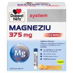 Magneziu lichid 375 mg, Doppelherz System | 10 flacoane