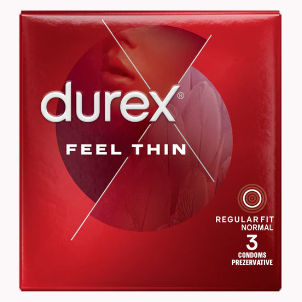 Poza produs Prezervative Durex Feel Thin, Reckitt Benckiser | 3 buc
